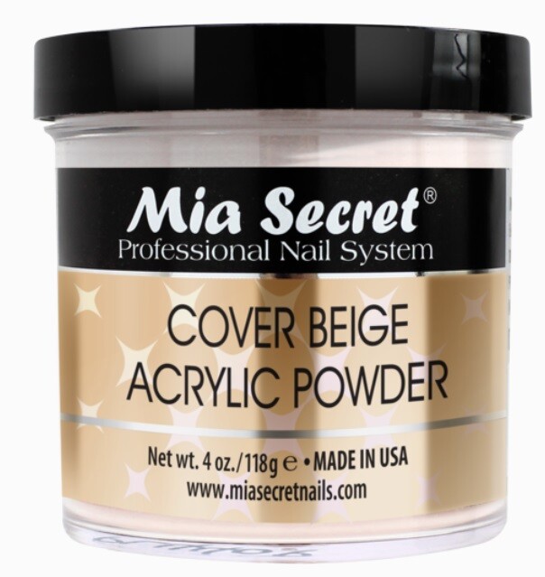 Cover Beige Acrylic Nail Powder 4 oz – Mia Secret