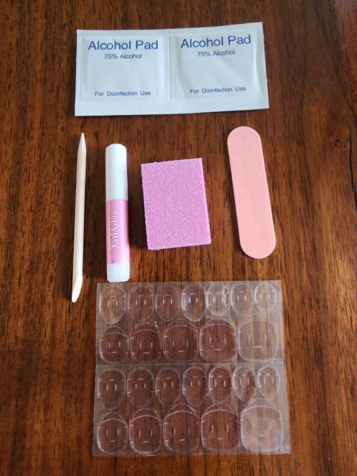 Custom Gel Press On Nails | 10 piece set with Kit | U Pick Shape & Size