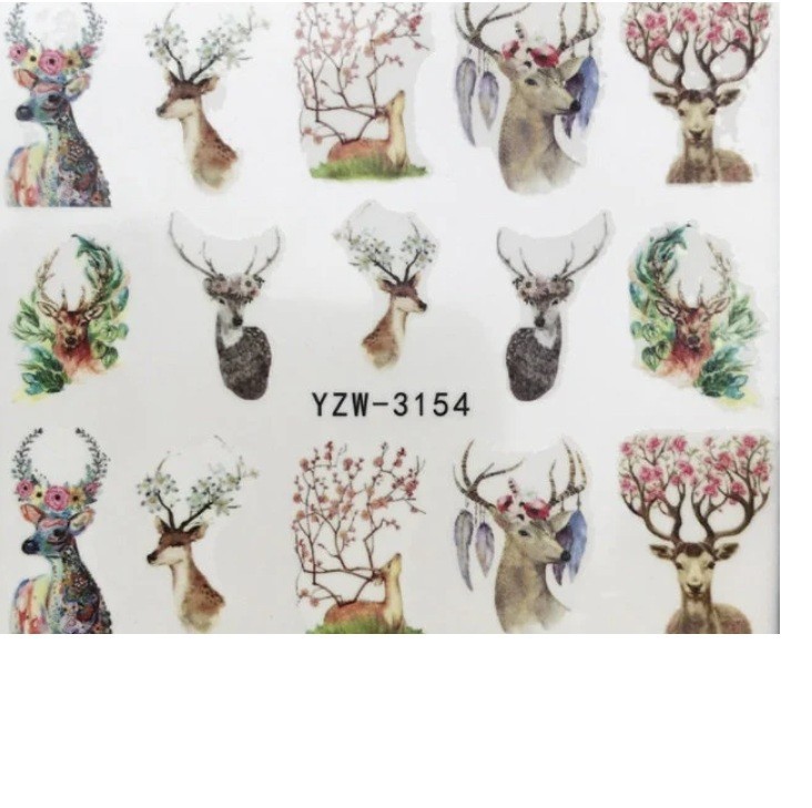 Flower, Floral Nail Art Water Decals DIY Nail Wraps.(Group 3)