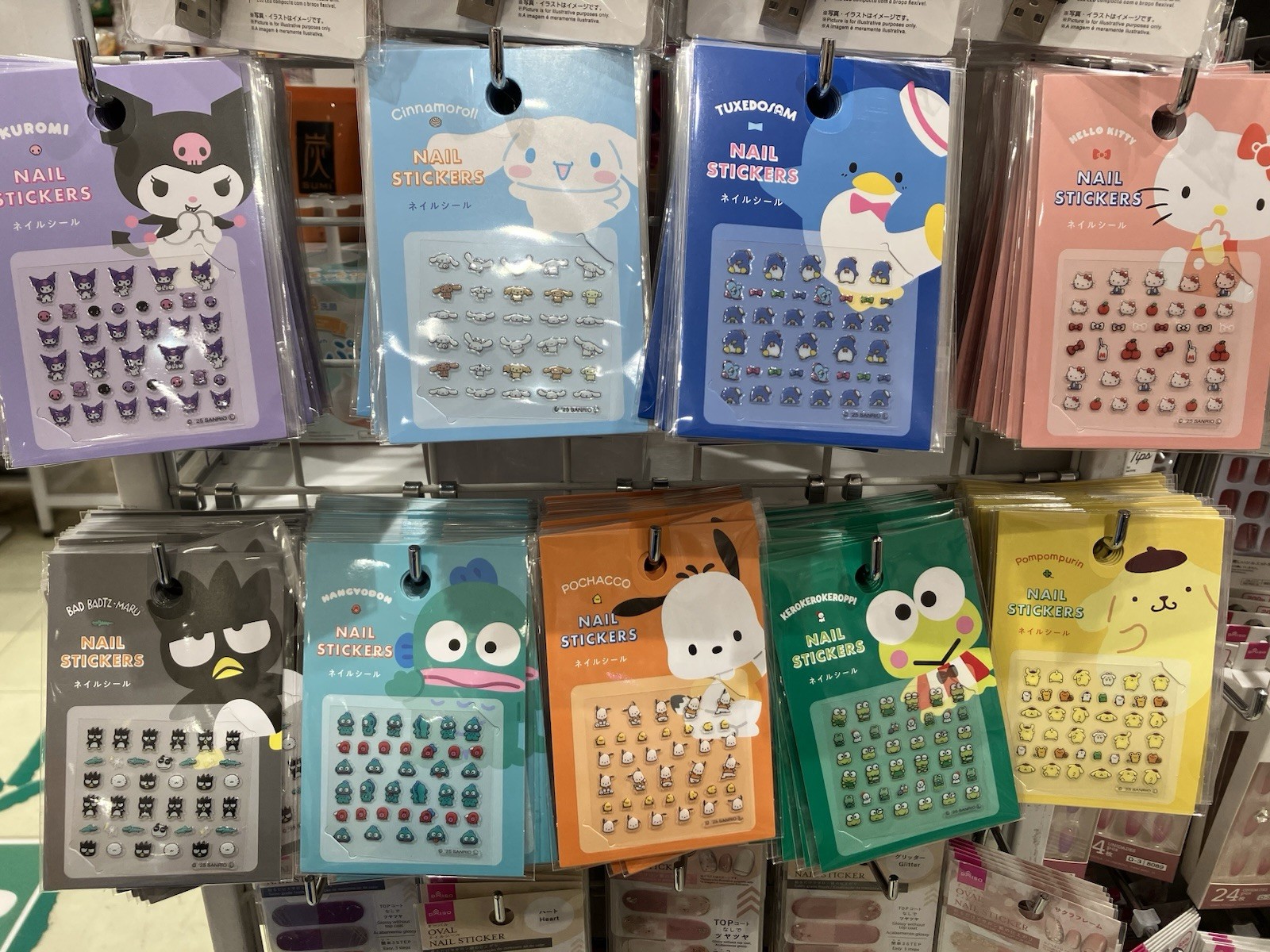 Hello Kitty Nail Sticker Seal Sanrio Nail art 1Seat Ship Japan