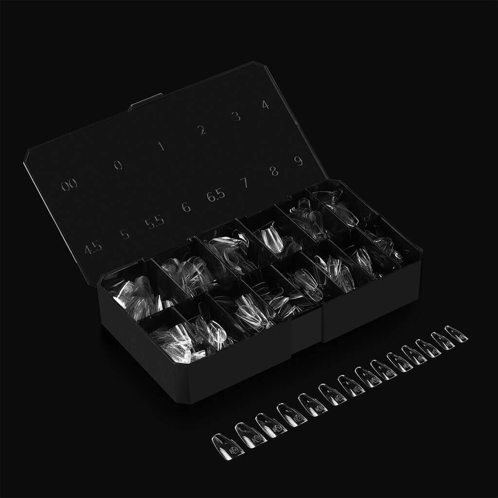 Gel X Natural Coffin Short (Box of 600 Tips)