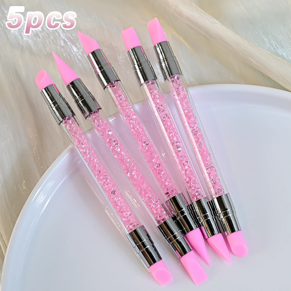 DIY Nail Art Stamp Pen 4 6 10Pcs Set Floral Butterfly Graffiti Dotting Draw Tool