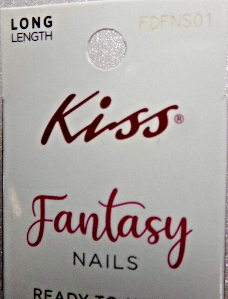 KISS NAILS GLUE ON Black & White & Gold Glitter Tie Dye LONG, COFFIN Free ship