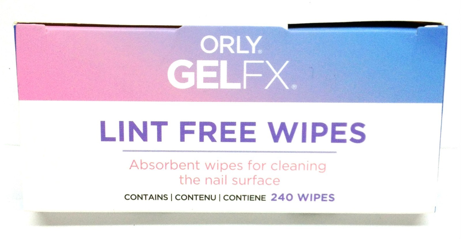 ORLY GELFX Nail – LINT FREE WIPES – 240 Wipes/Pack #33523