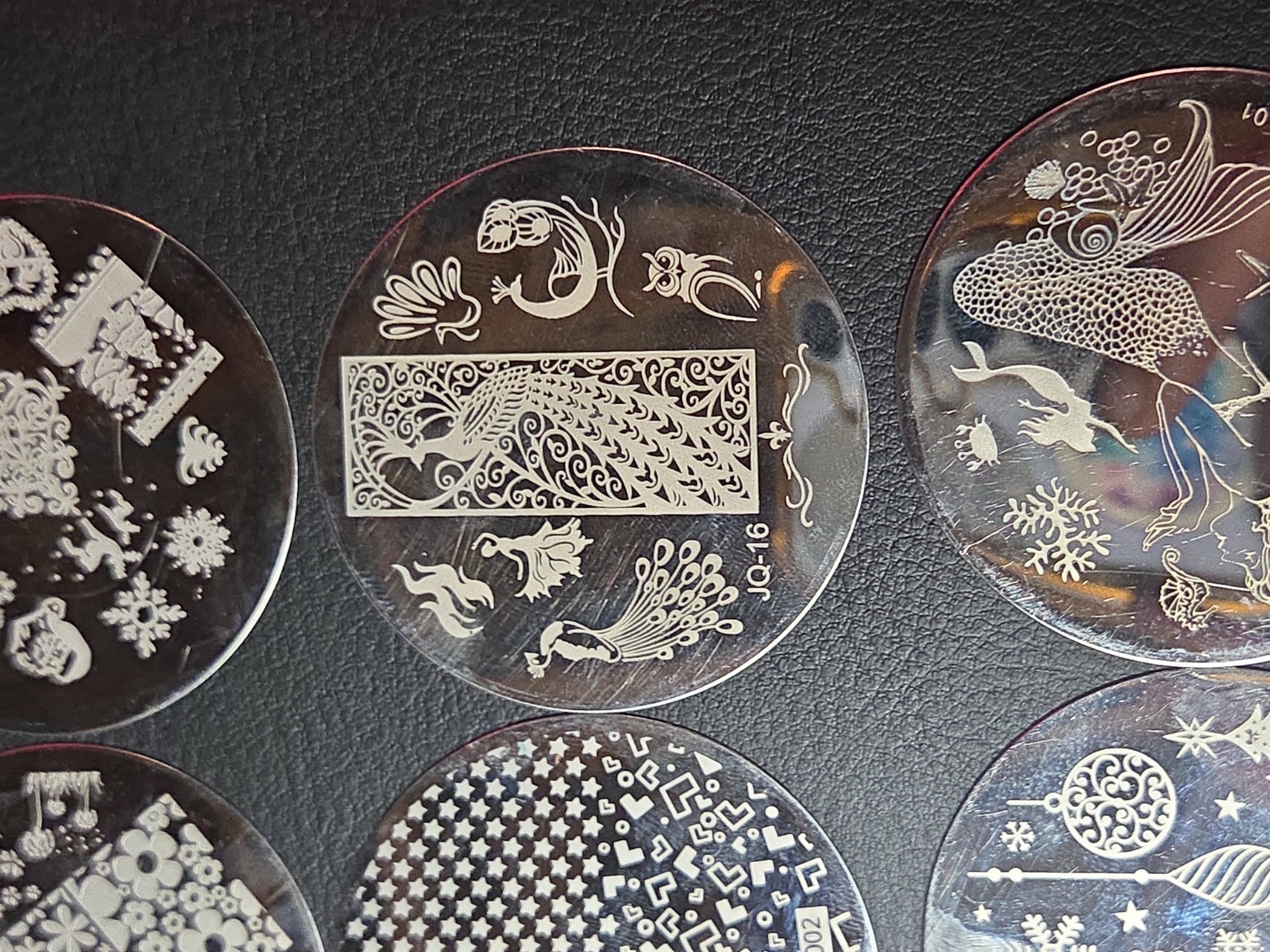 23 small Round Nail stamping plates