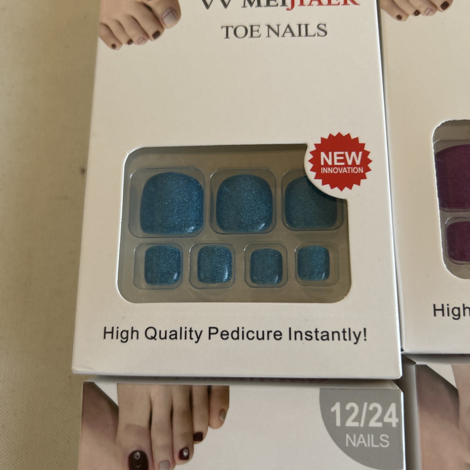 Lot Of 4 VV MEIJIAER Toe Nails (GG)