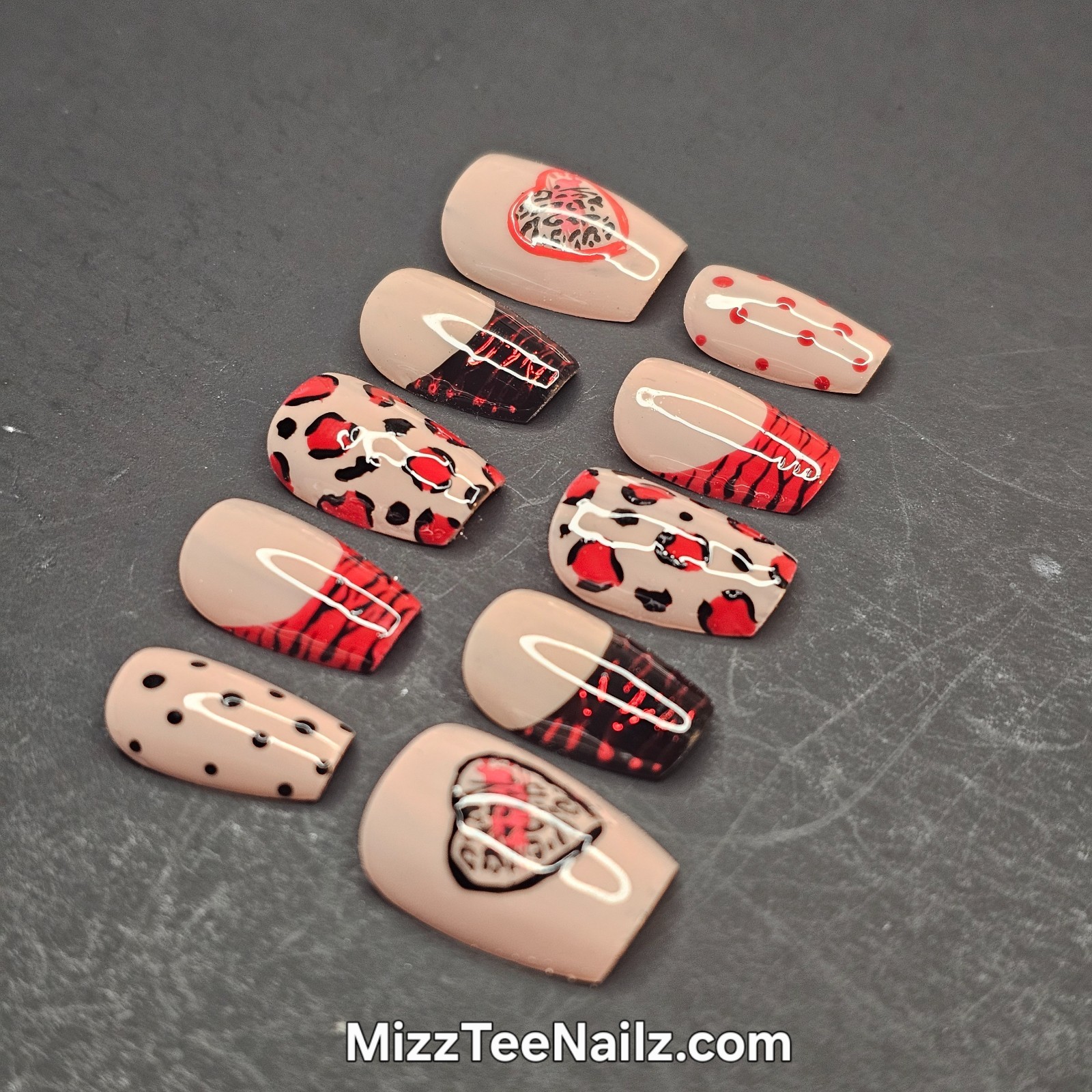 Press-On Nail Set #75: Safari
