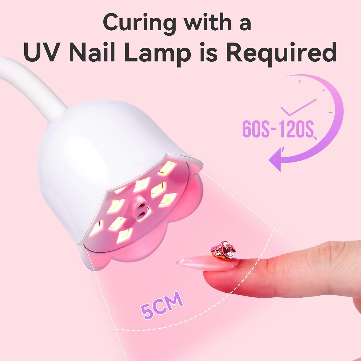 -Friendly Nail Rhinestone Glue Gel – 30ML for Gorgeous Nail Embellishments