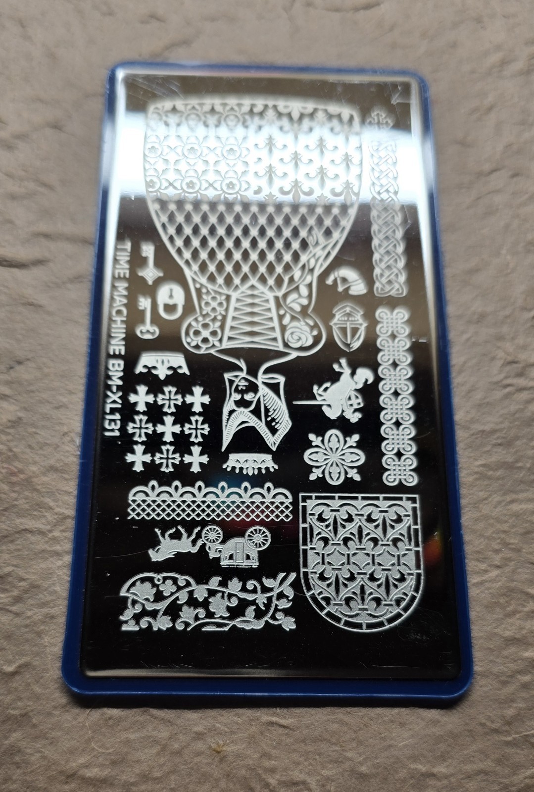 HTF Maniology Bundle Monster Time Machine BM-XL131 Ball Party Nail Stamp Plate