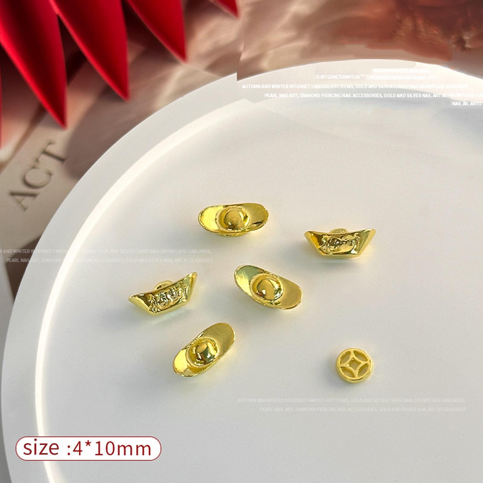 Women Girls Nails Decorations Nails Rhinestones 10 Pcs Trendy Nails Art Luxury