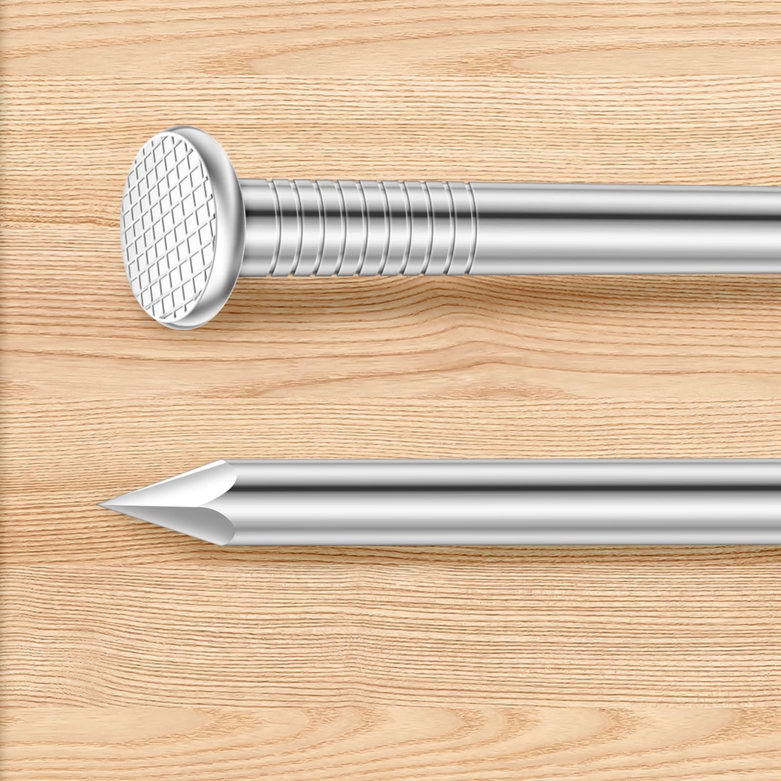 2 Inch Hardware Nails, Stainless Steel Flat Nails, Wood Nails, Wall Nails, Co…