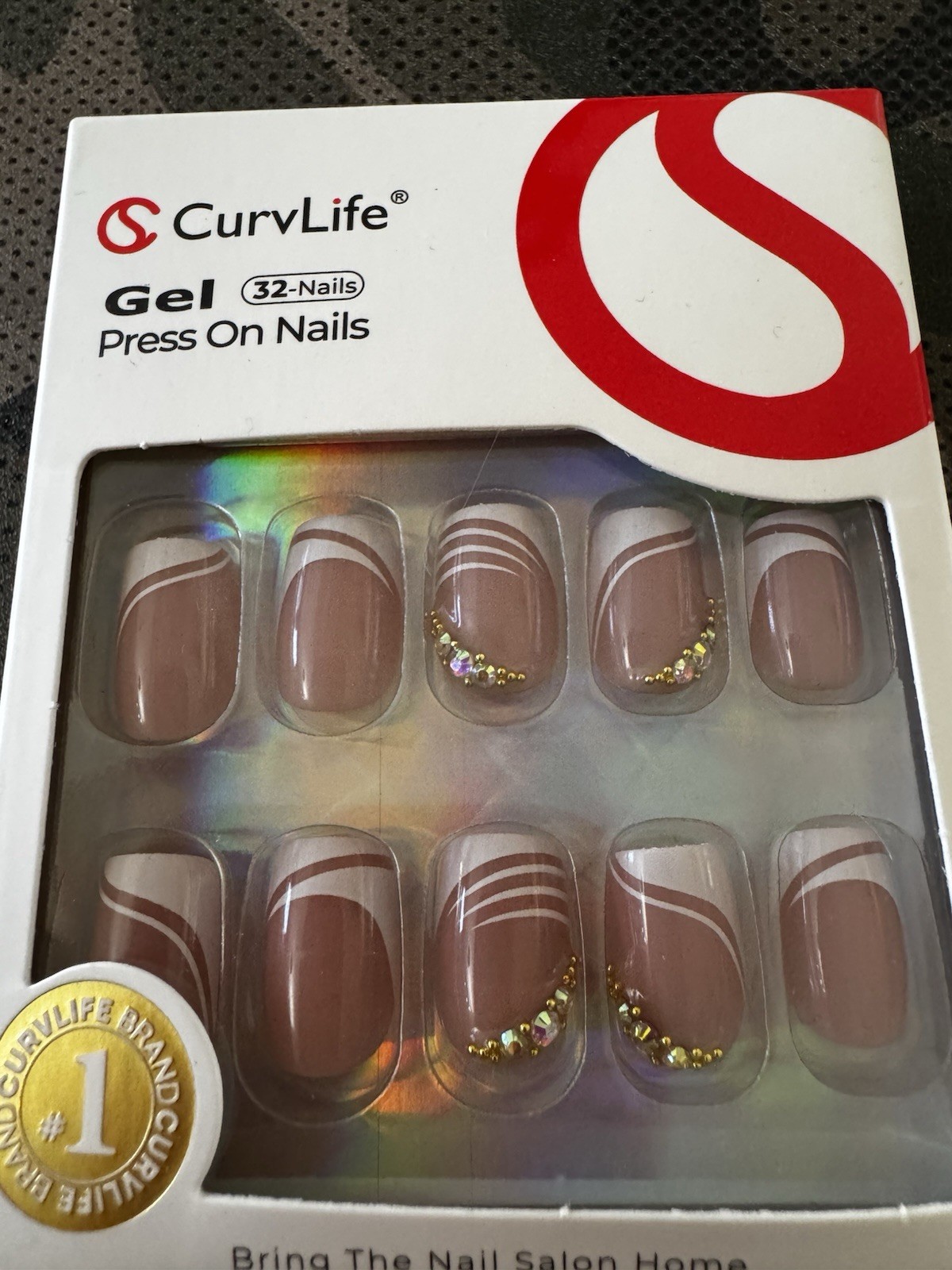 New CurvLife Press On Nails 3 Kits With Glue Accessories Unused Sealed In Box