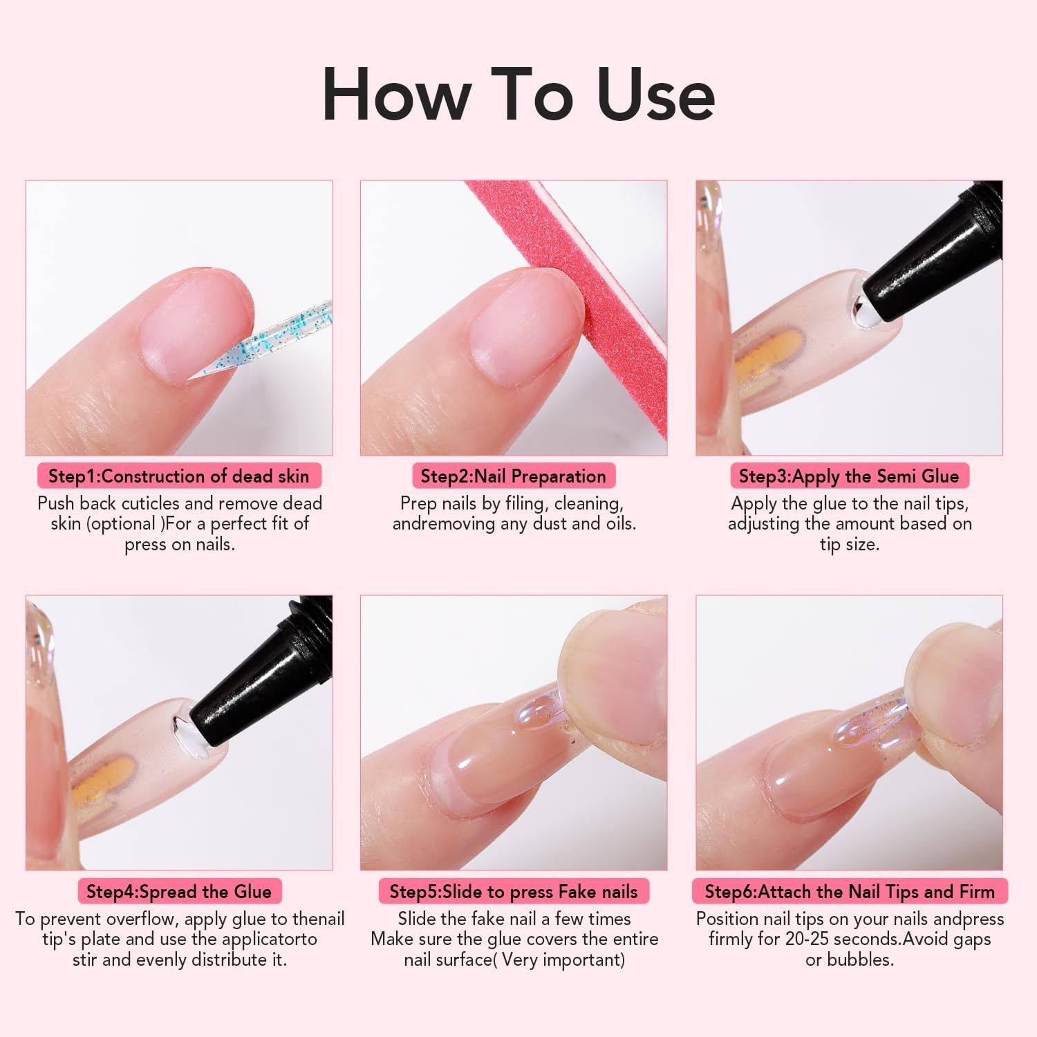 Curvlife Newly Upgraded Quick Drying 10G Semi Solid Nail Glue with 10Ml Remover