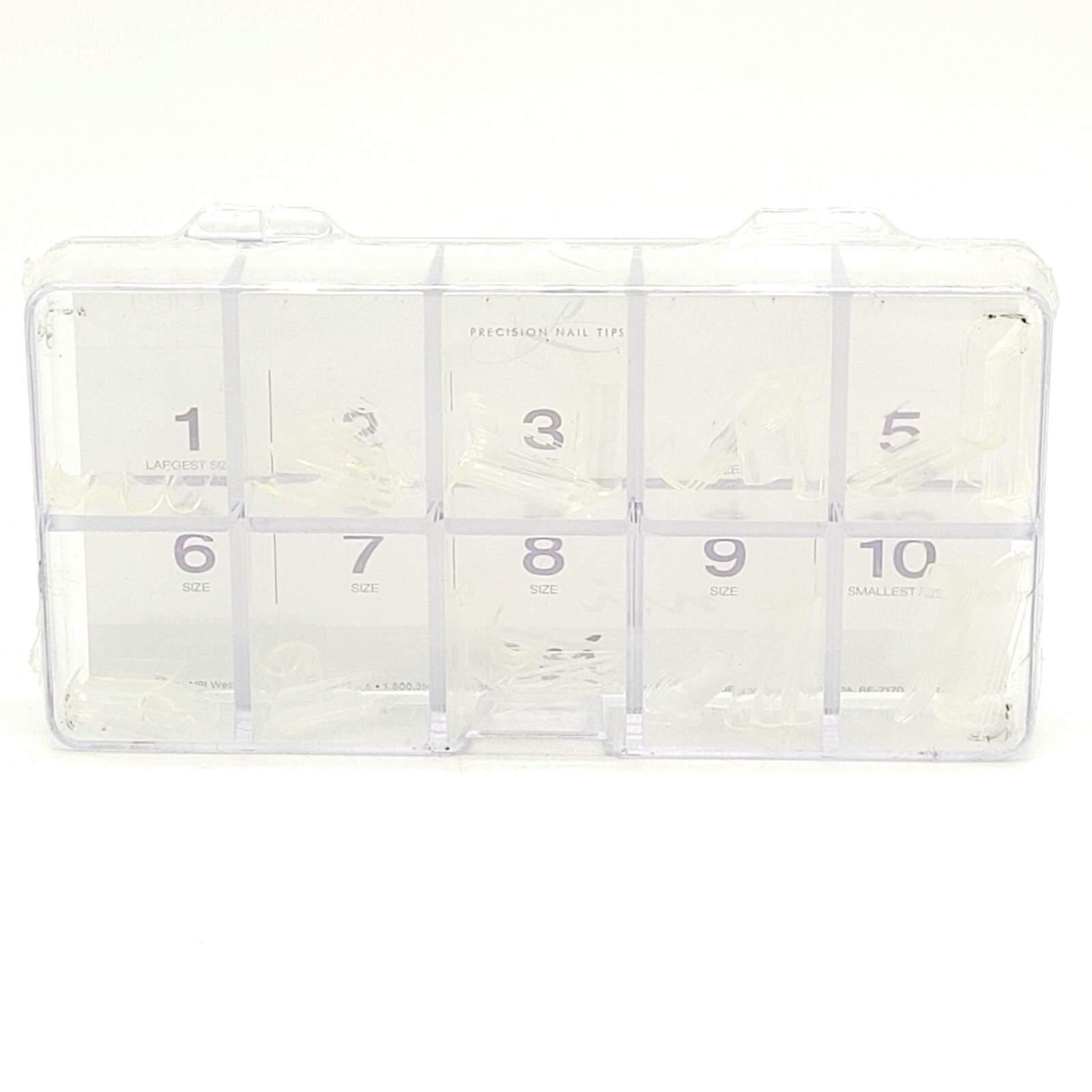 NSI – Precision Nail Tips – Clear Square – 100 Count
