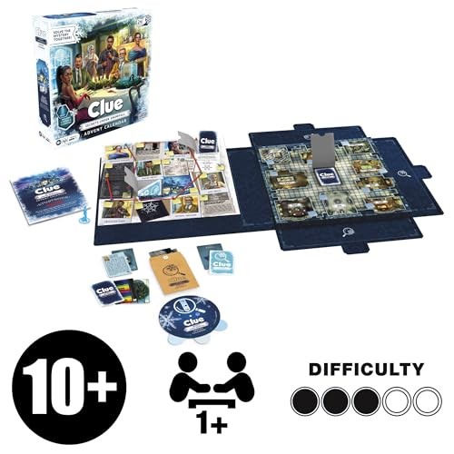 Clue Advent Calendar: 13 inches x 13 x 0.1 inches, Not Applicable