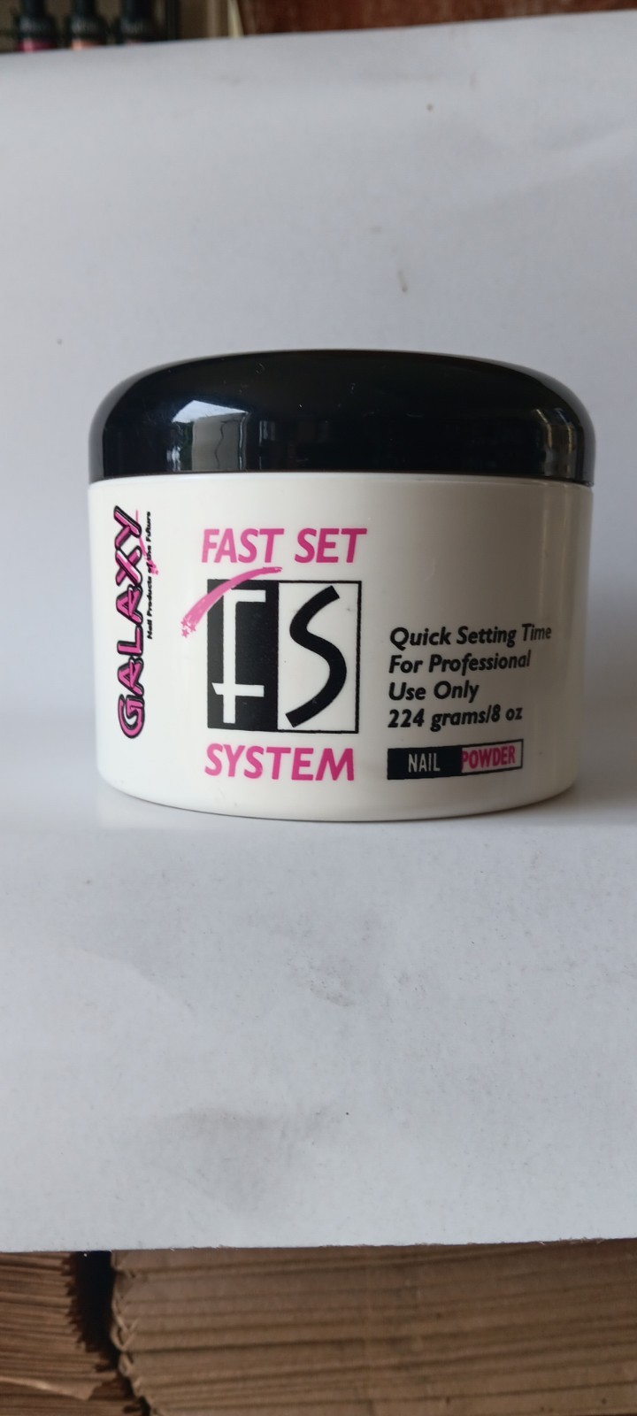 GALAXY Acrylic Fast Set WHITE 8oz Acrylic Nail Powder FREE Shipping (RARE HTF)