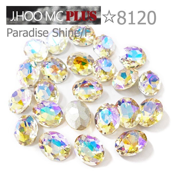 J.HOO Crystal 8120 Oval V-Cut Fancy Rhinestones 10x8mm Nail Art (8pcs)