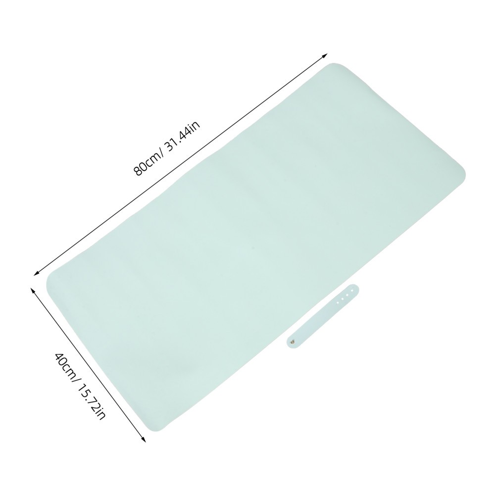 Professional Nail Table Mat, 31.5×15.75″ Foldable Manicure Desk Pad for Salon