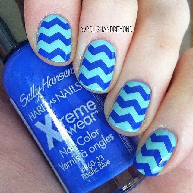 Zig zag tape for nail art, chevron stickers for nails, nail vinyls
