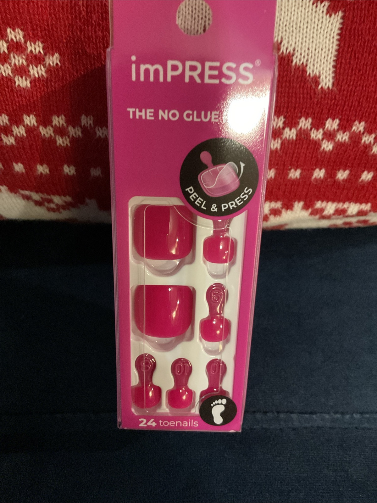 Impress Press On Pedicure Toenails