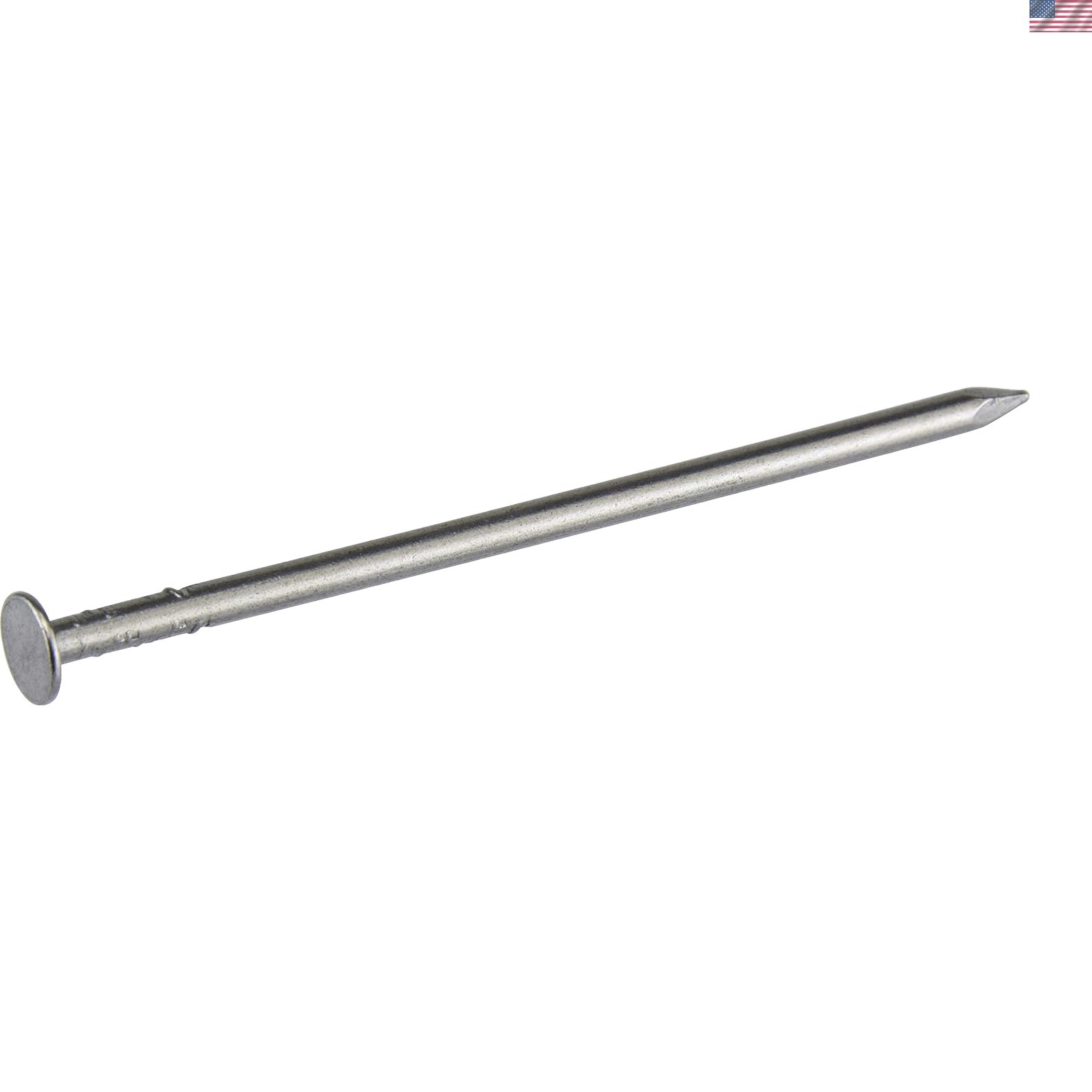Hammer-in Polished Box Nails 6D x 2″ – 30 Pieces for Framing and Construction