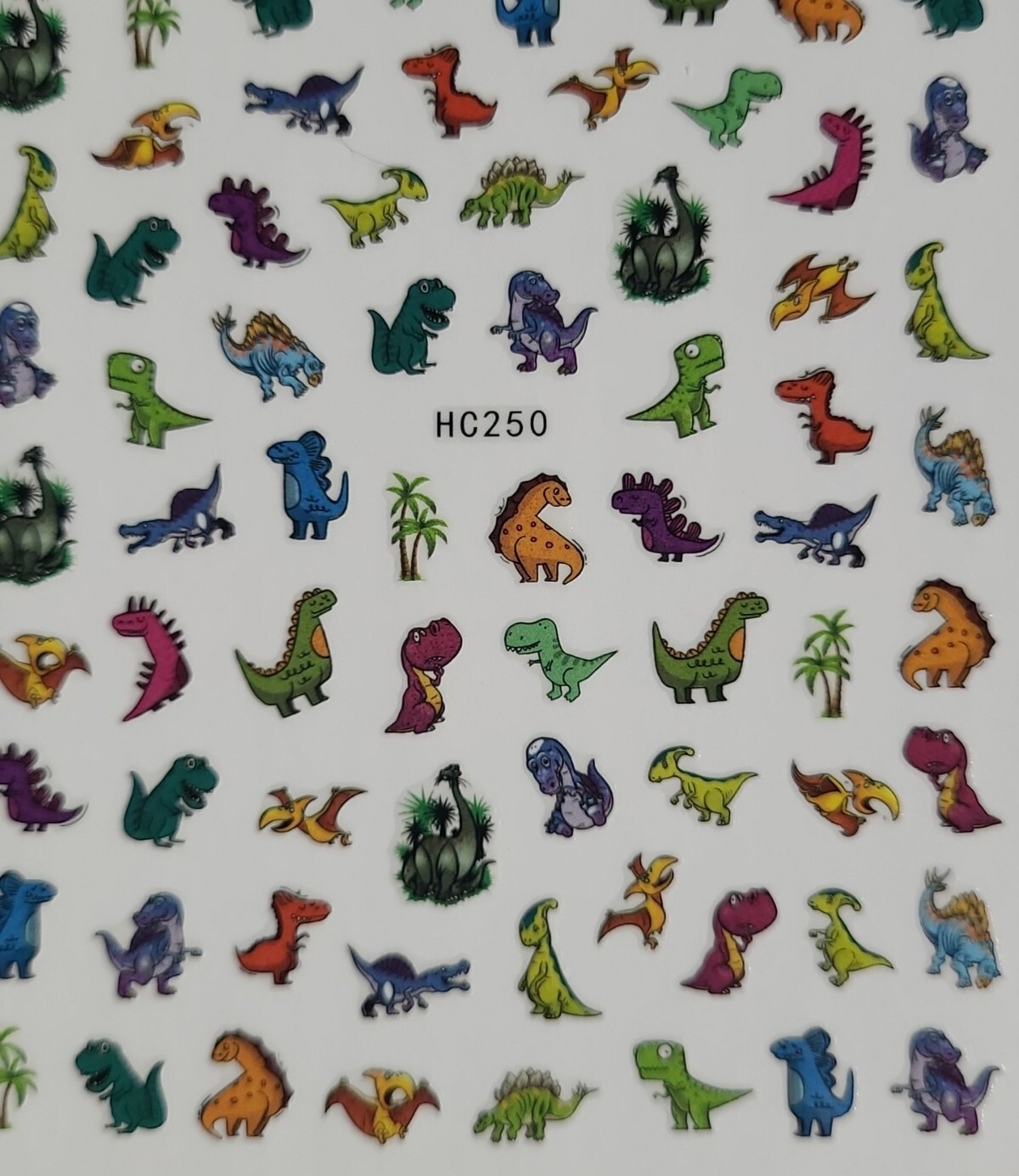 Dinosaurs Nail Sticker Decals