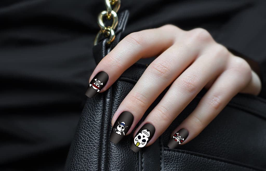 4 PCS Halloween Nail Stamping Plates Flowers Skull Nail Art Plates Templates …