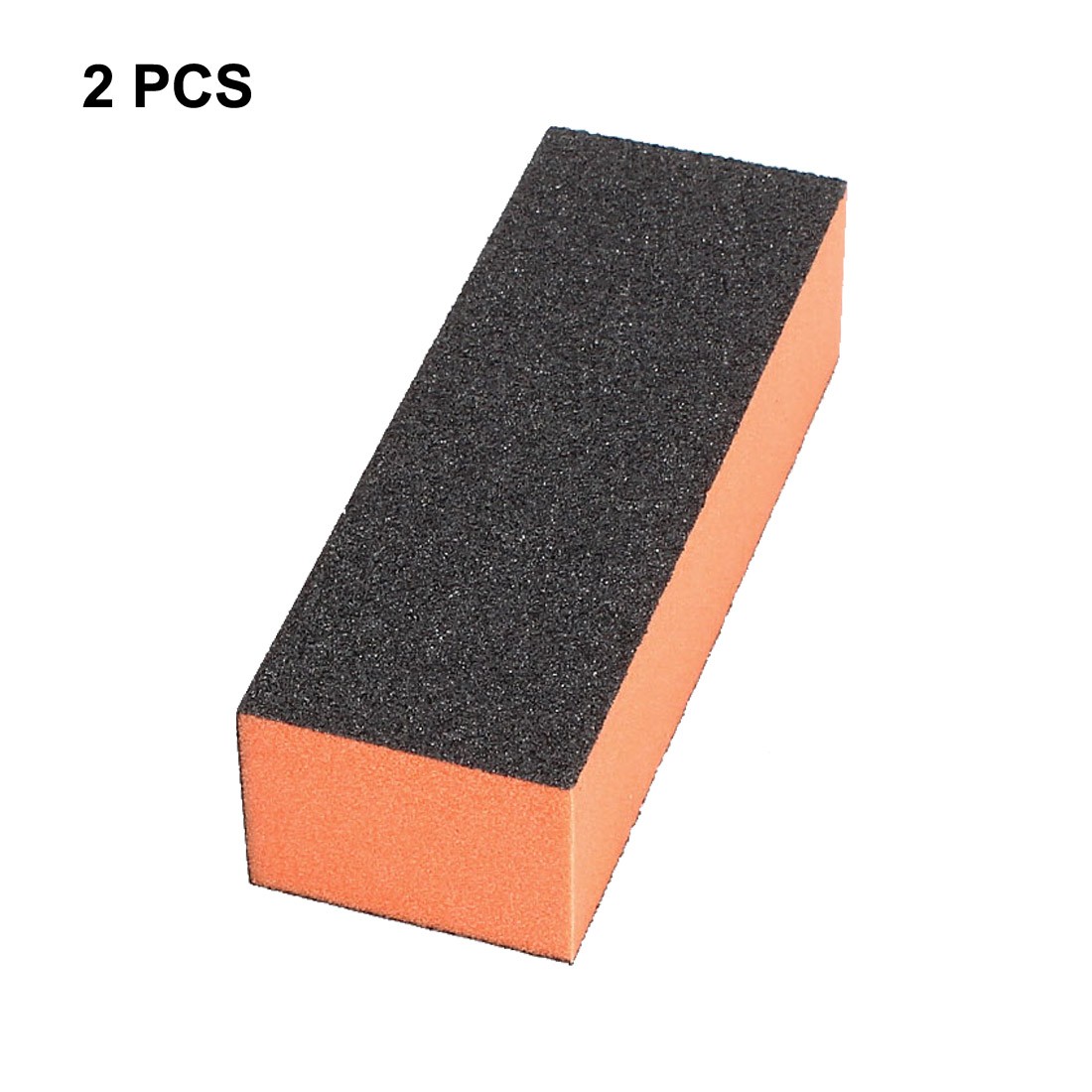 Lady 3-Way Manicure Acrylic Nail Art Buffing Sanding Block Files 2 PCS