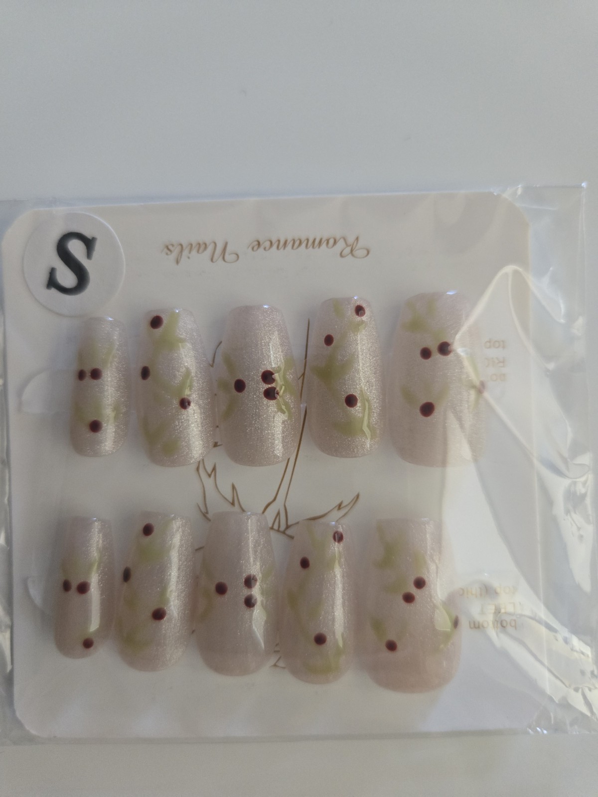 Handmade Press On Nails Lot #5 (Set of 10) Short Size Small BRAND NEW