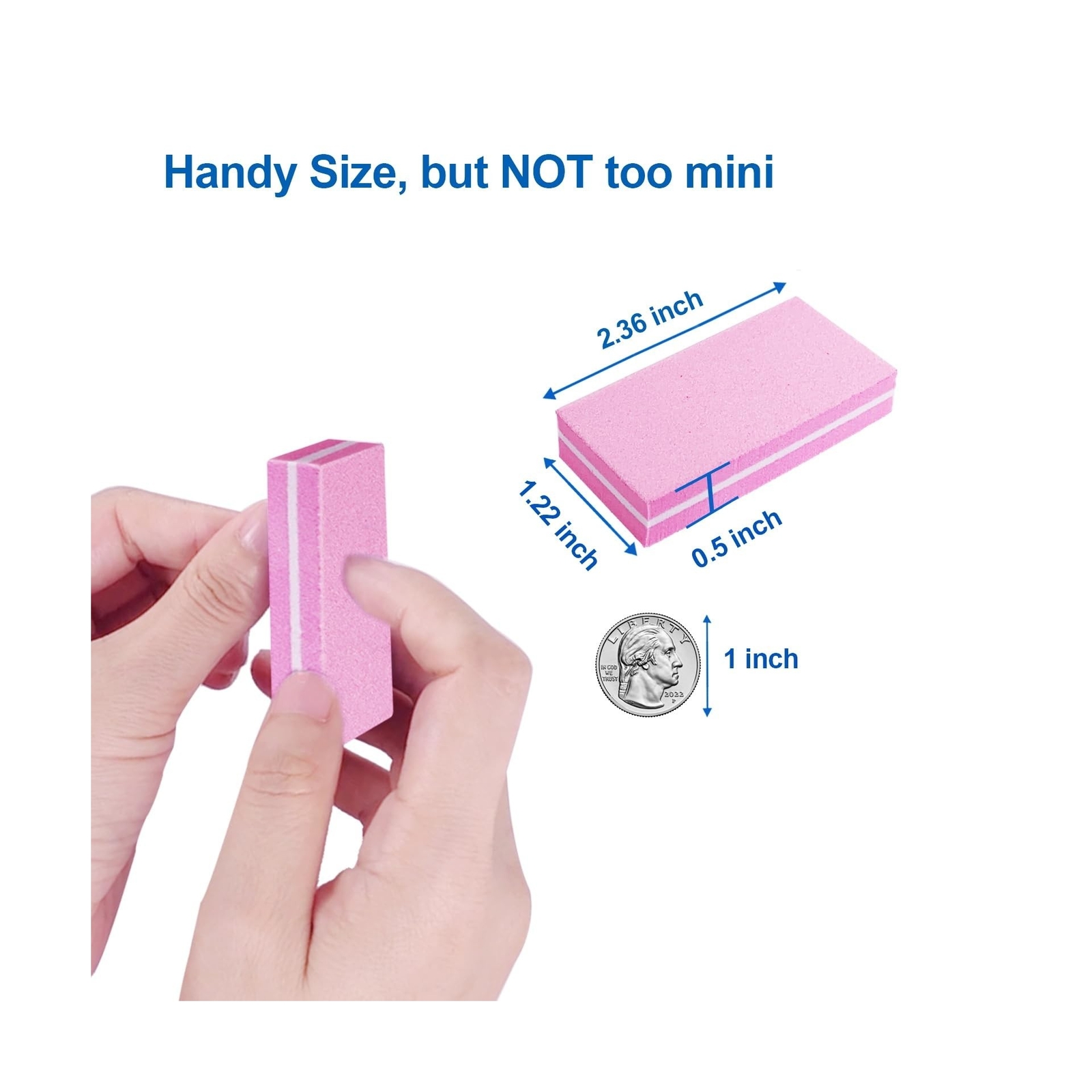 Nail Buffers (60 Pack), Buffer Block Nail File for Acrylic Nails and Natural …