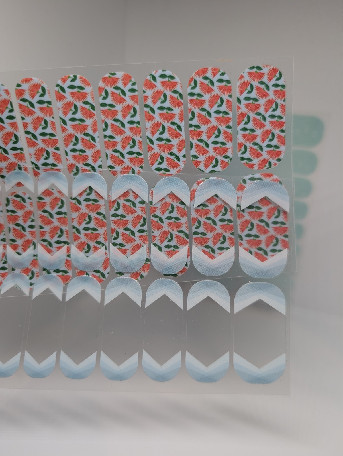 Jamberry Nail Wraps Full Sheets – Teal Traveler Design Lot of 5
