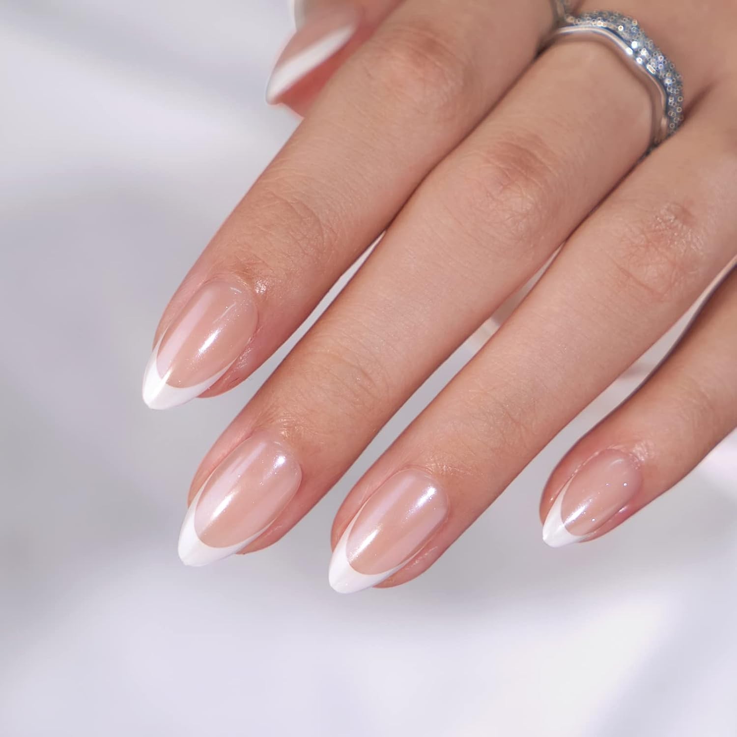 Soft Gel French Tip Nails in 15 Sizes Perfect for Everyday Use and Activities