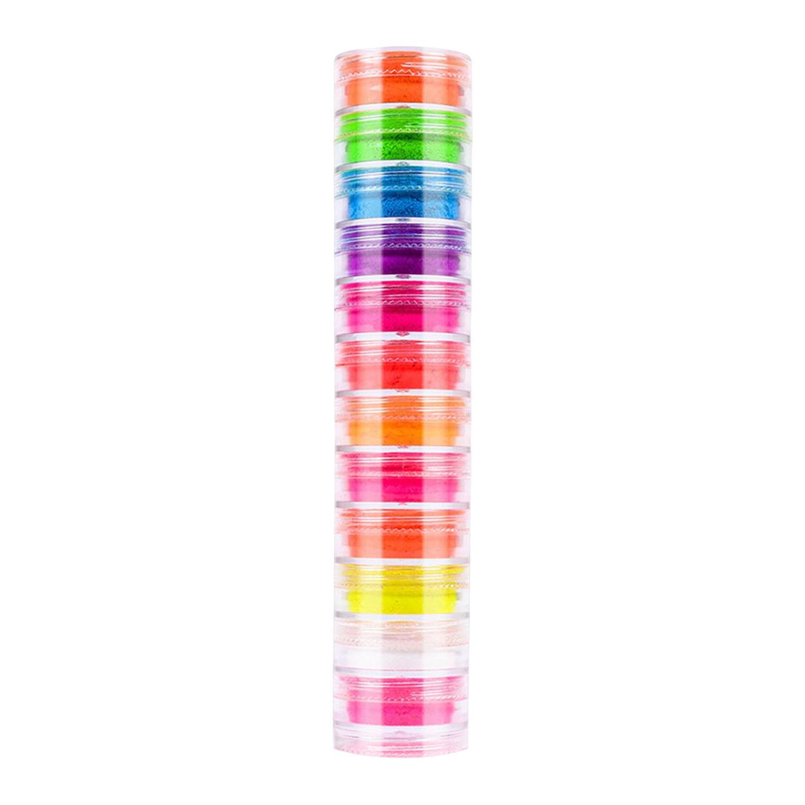 12 Colors Neon Pigment Nails Powder Dust Ombre Phosphor Fluorescent Glow Daily