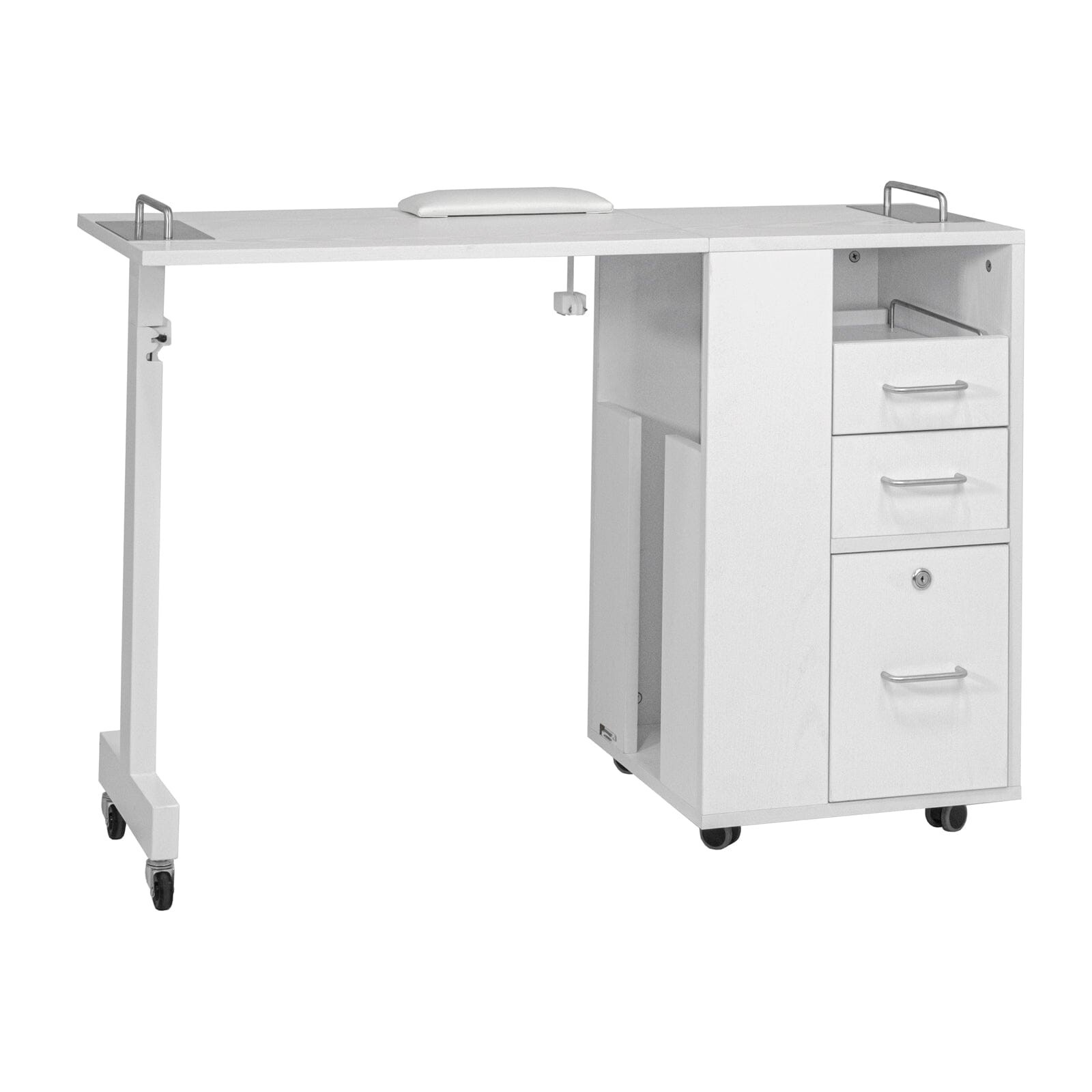 Folding Manicure Table Nail Desk Beauty Salon Nail station Nail Art Equipment
