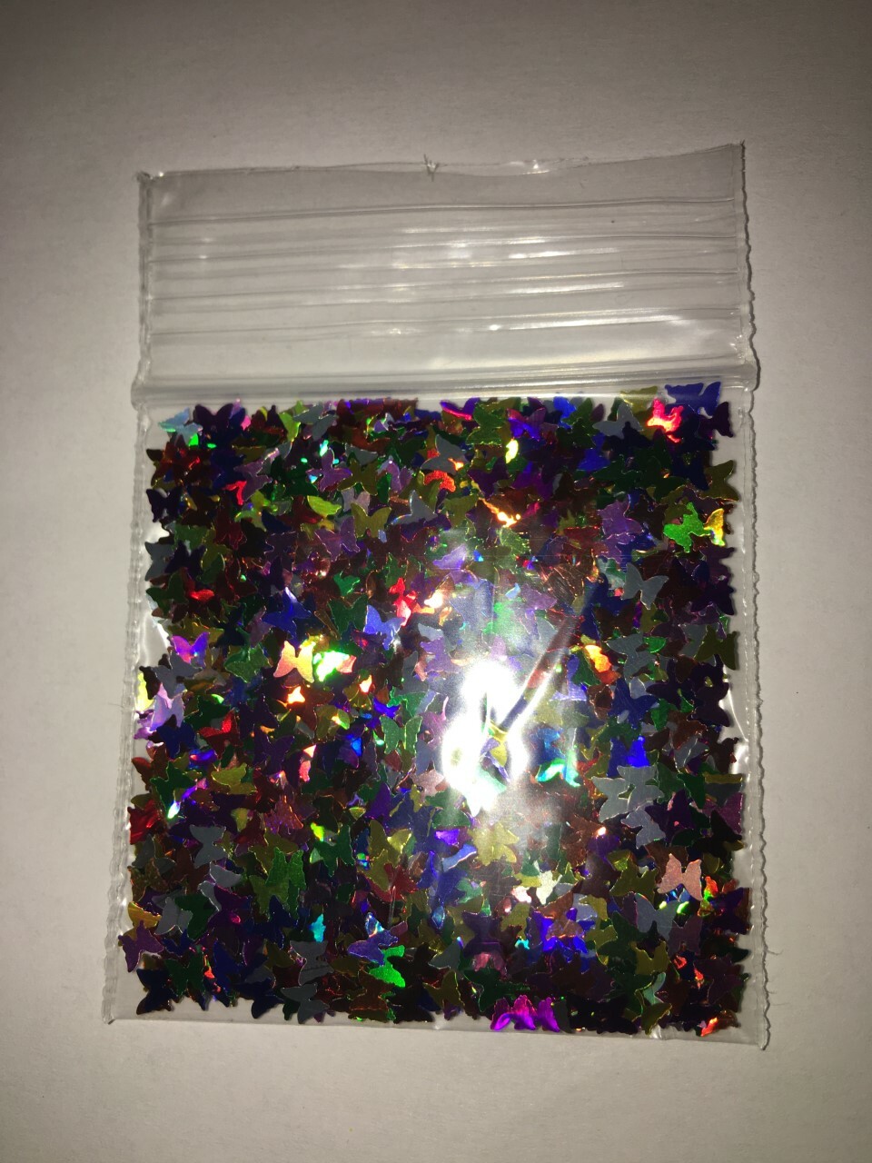 Solvent Resistant BUTTERFLY Glitter (Rainbow A) Nail Art Face Crafts FYI-US-tsp