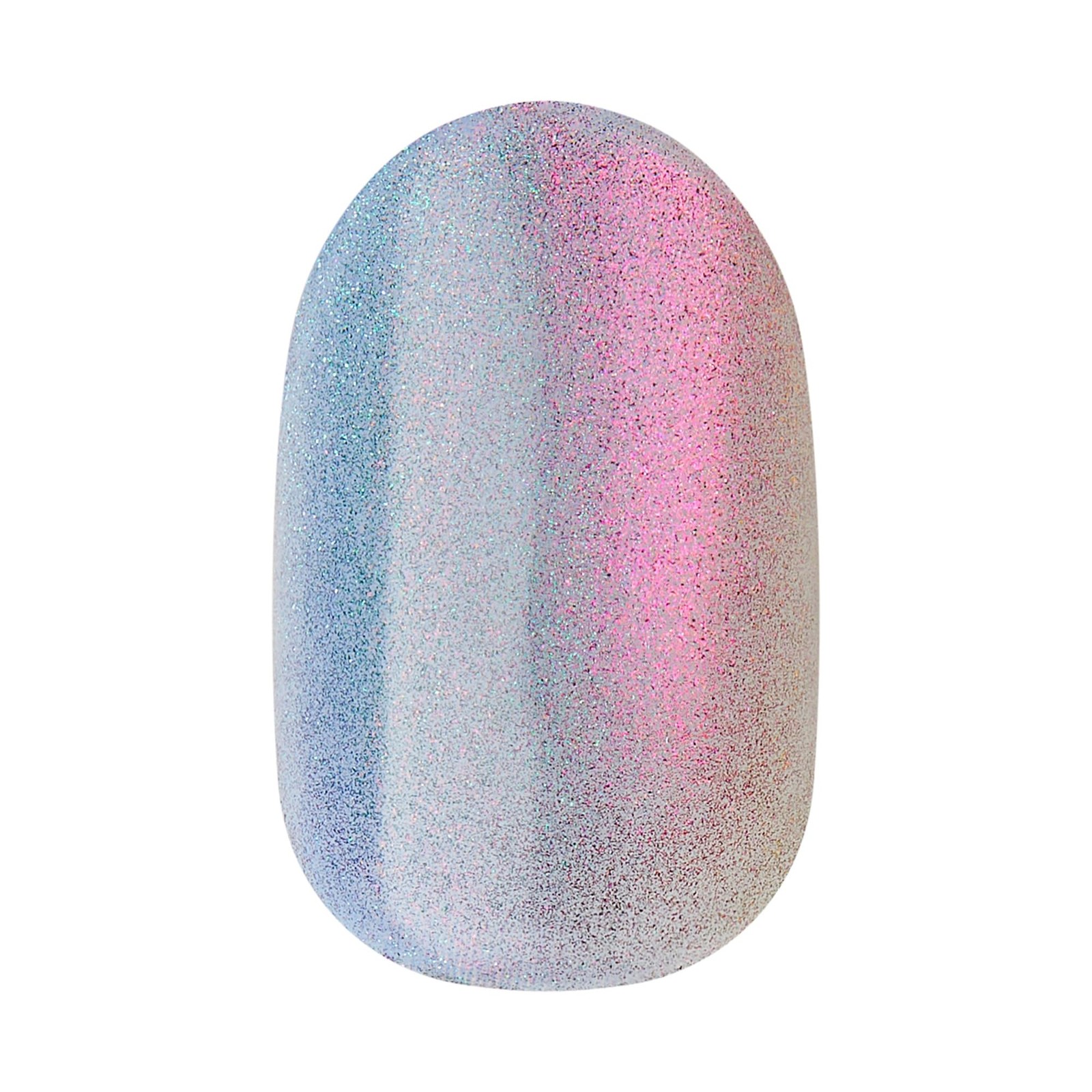 KISS No Glue Mani Press On Nails, ColorFX, ‘Fly Up’, Silver, Short Size, Oval…