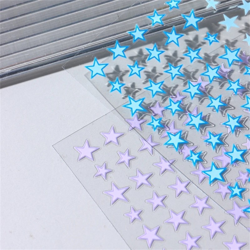 Lovely Star Nail Art Stickers Star Designs Nail Decals Star Nail Art Decorations