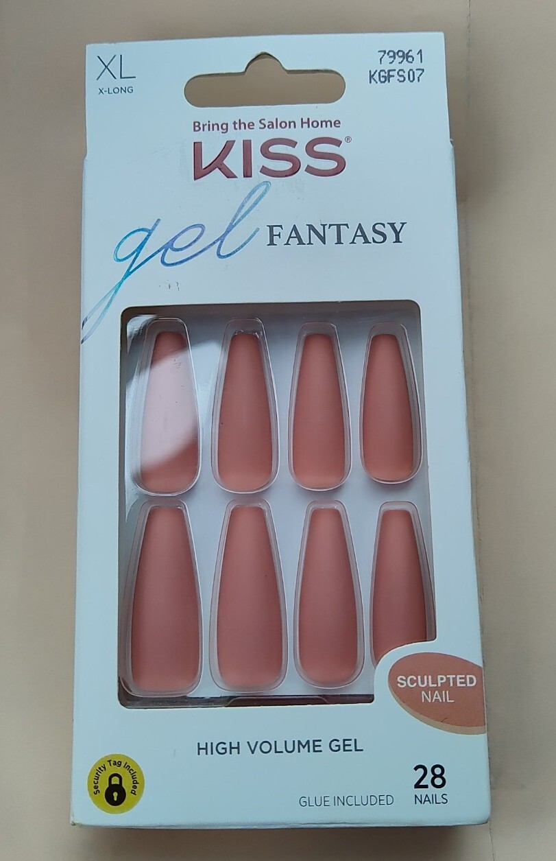 📀 KISS gel Fantasy High Volume Gel Sculpted Nail – X-Long 28 Nails