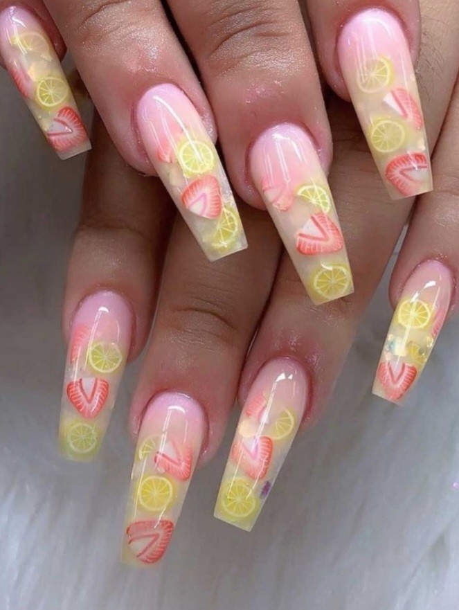 NWT NAIL ART DESIGN POLYMER CLAY FRUIT SLICES LARGE PACK!