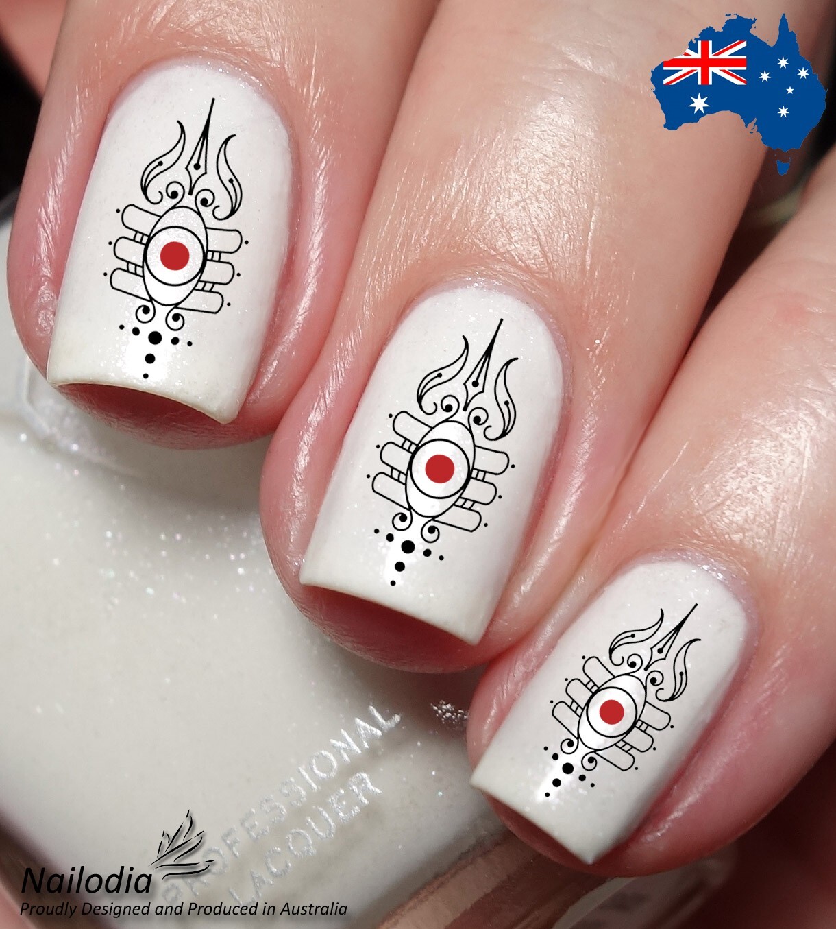 Spiritual Third Eye Nail Art Decal Sticker Water Transfer Slider