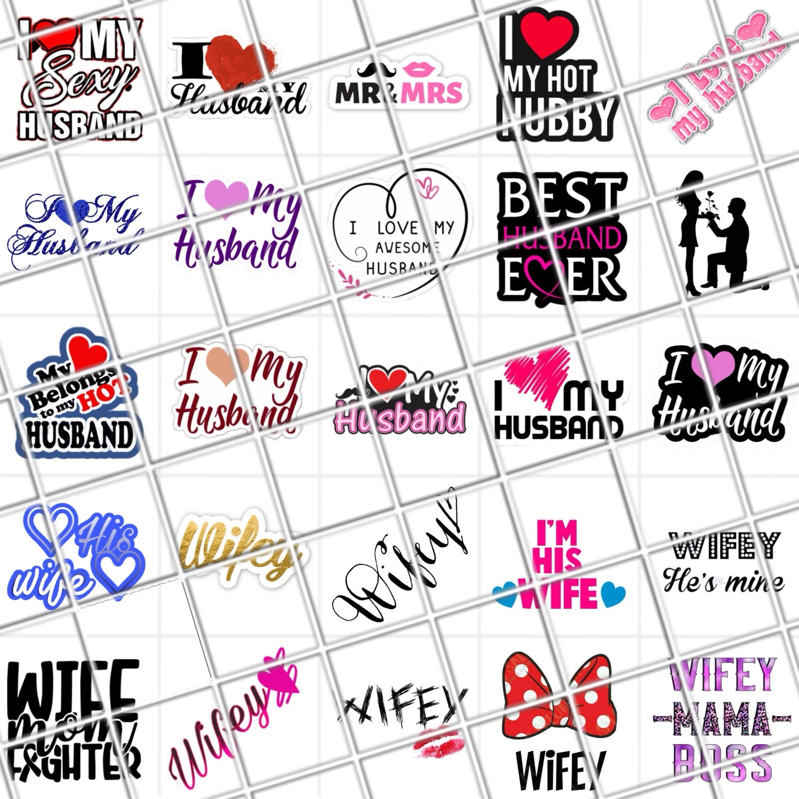 Wifey Waterslide Nail Art Decals Set Of 50 Instructions & Bonus