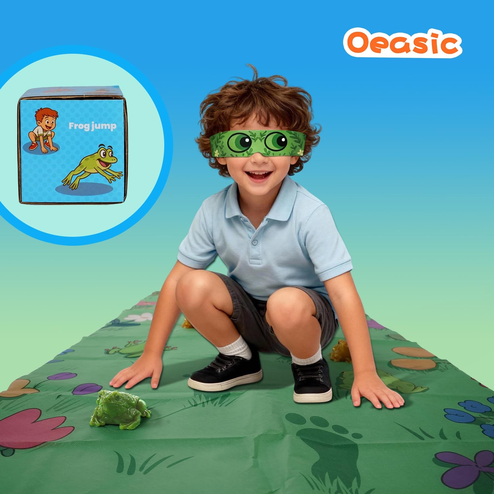 Don’t Step in Frogs Board Games, Preschool, Party Game Stocking Stuffers for…