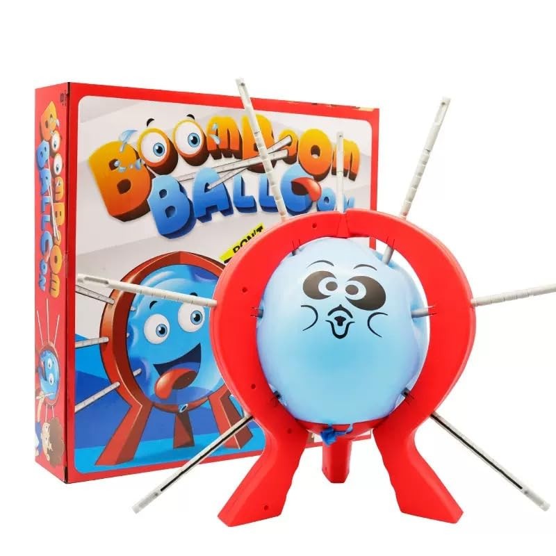 ZSKXYRUS Balloon Blast Party Game Set Entertaining Small, Red, Multicolored