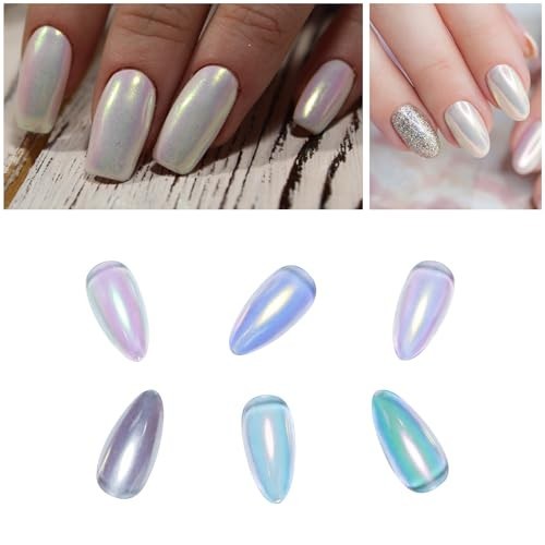 Optical Chameleon Chrome Nail Powder – Unicorn Color Shift for DIY Nail Art & Cr