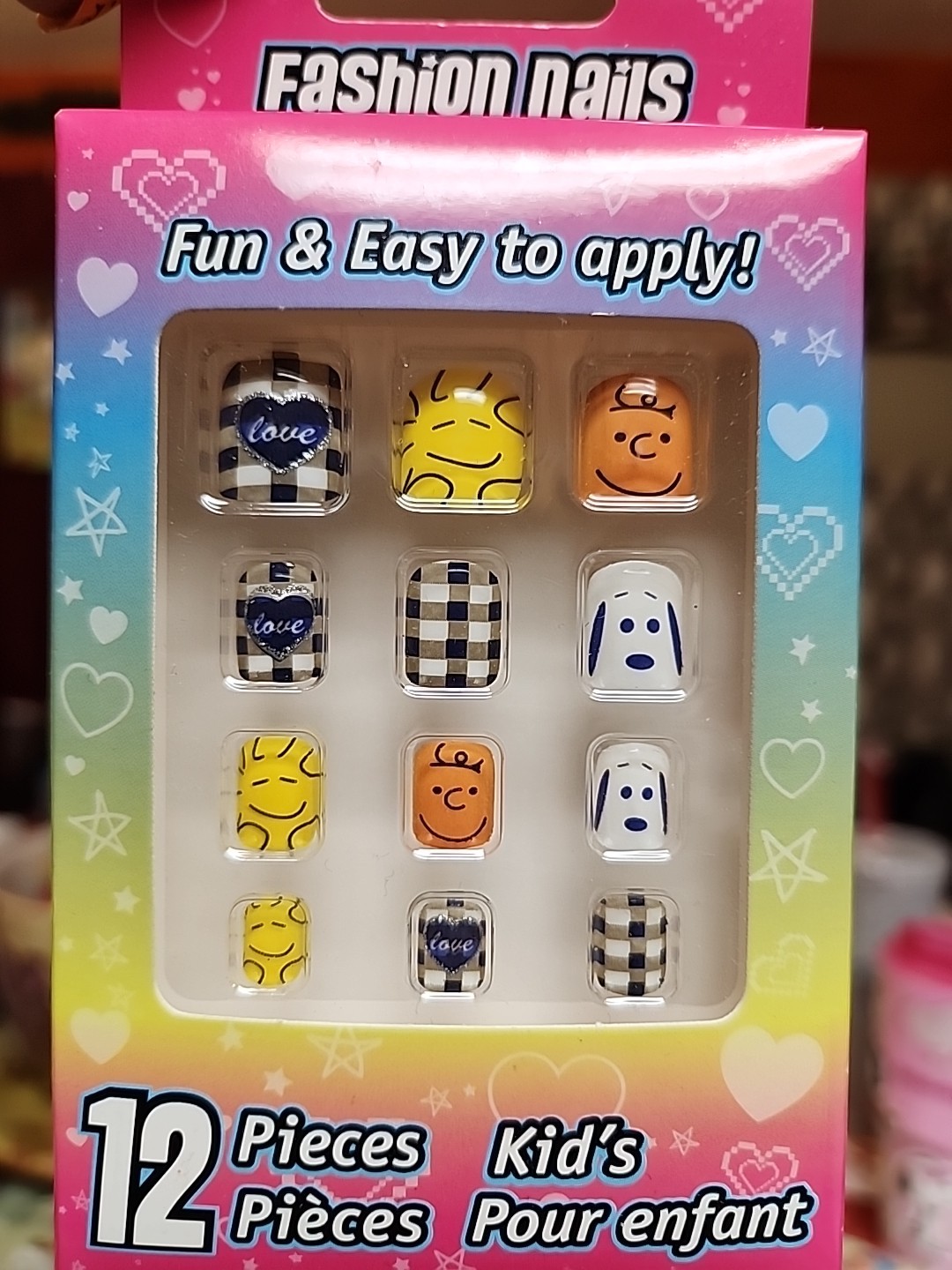 Peanuts Snoopy Press On Fashion Nails 2 Box Set Style #2