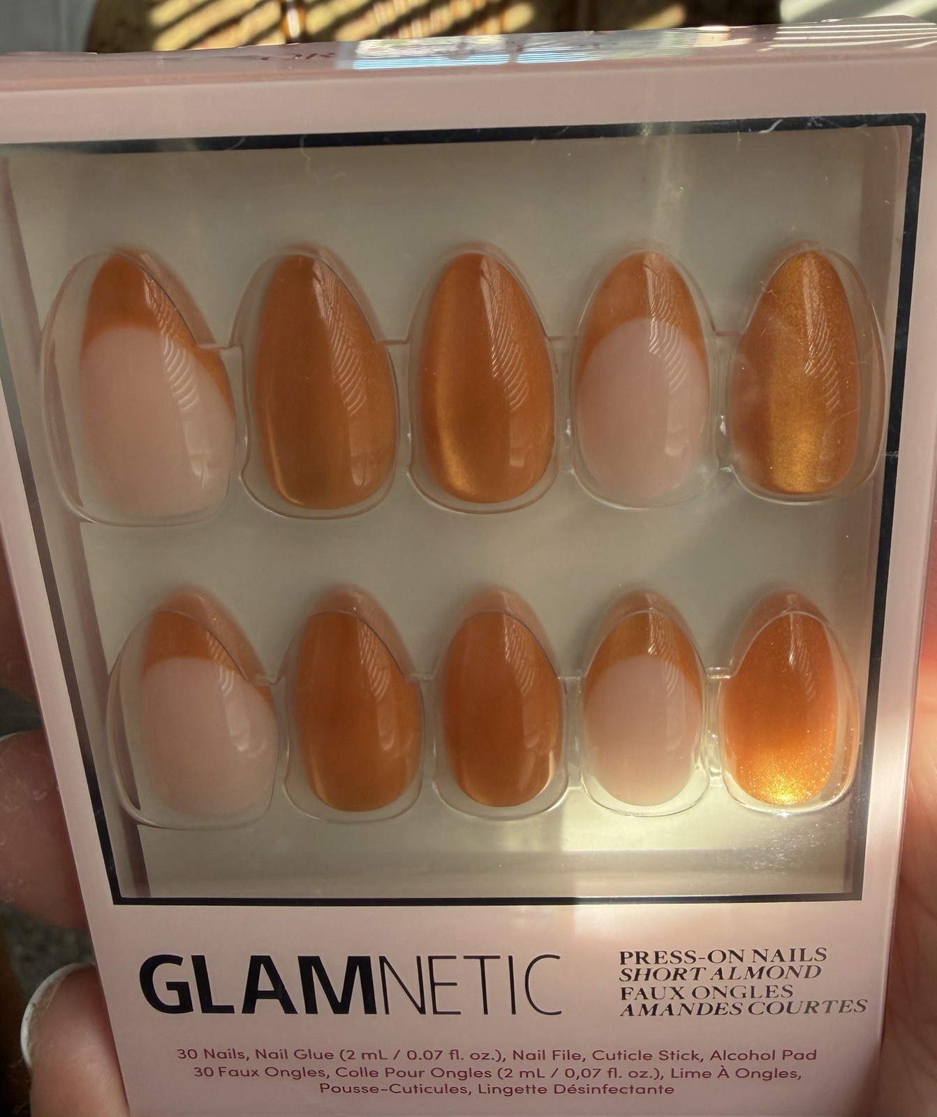 Glamnetic Press On Nails-Orange Pop