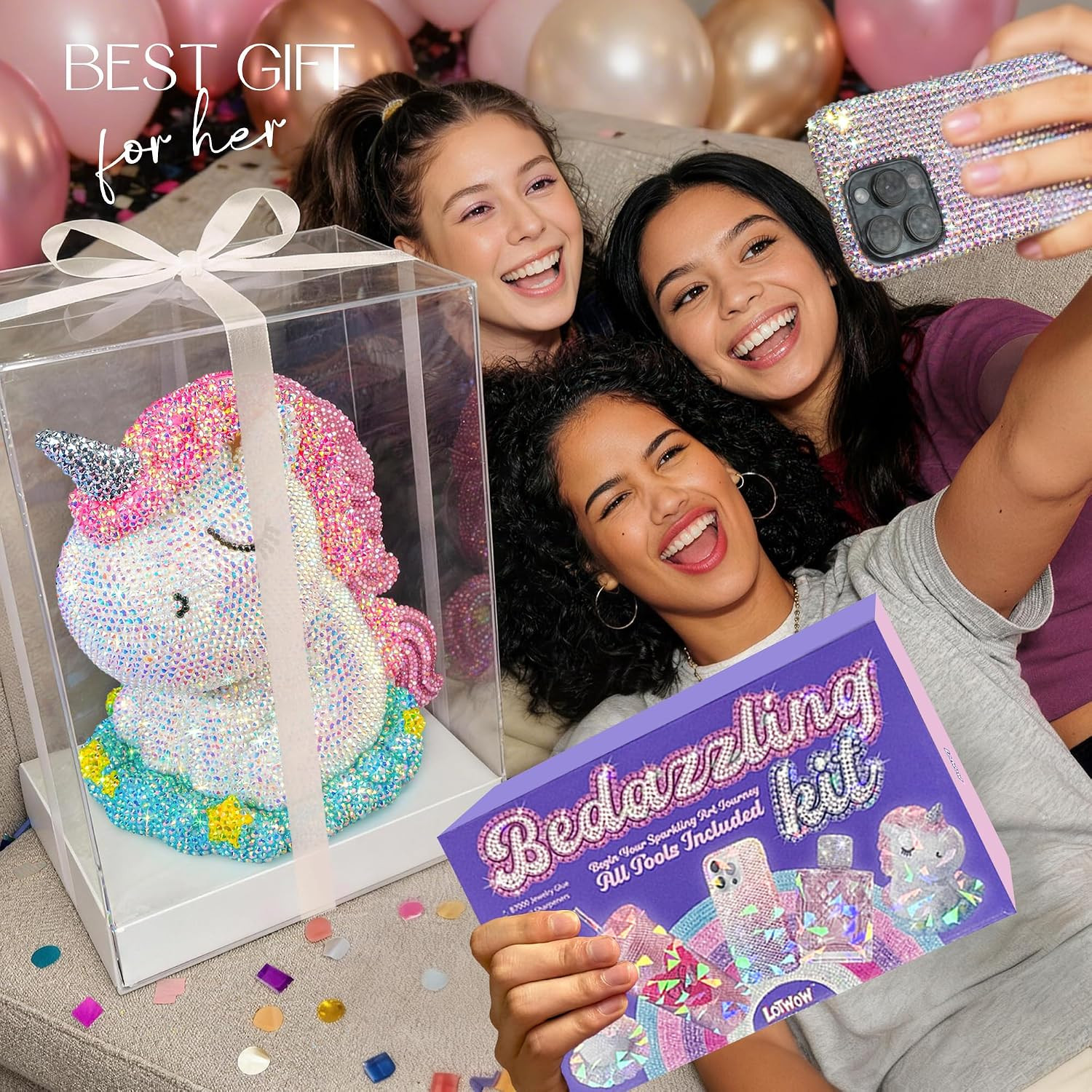 70000Pcs 2 Boxes Bedazzling Kit with Rhinestones, 48 Colors 3mm Resin Flatback R