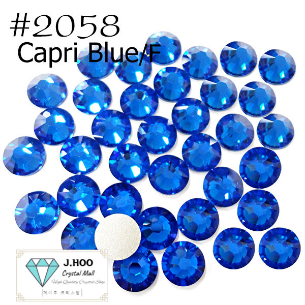 Swarovski 2088 – Flat Back-Capri Blue F