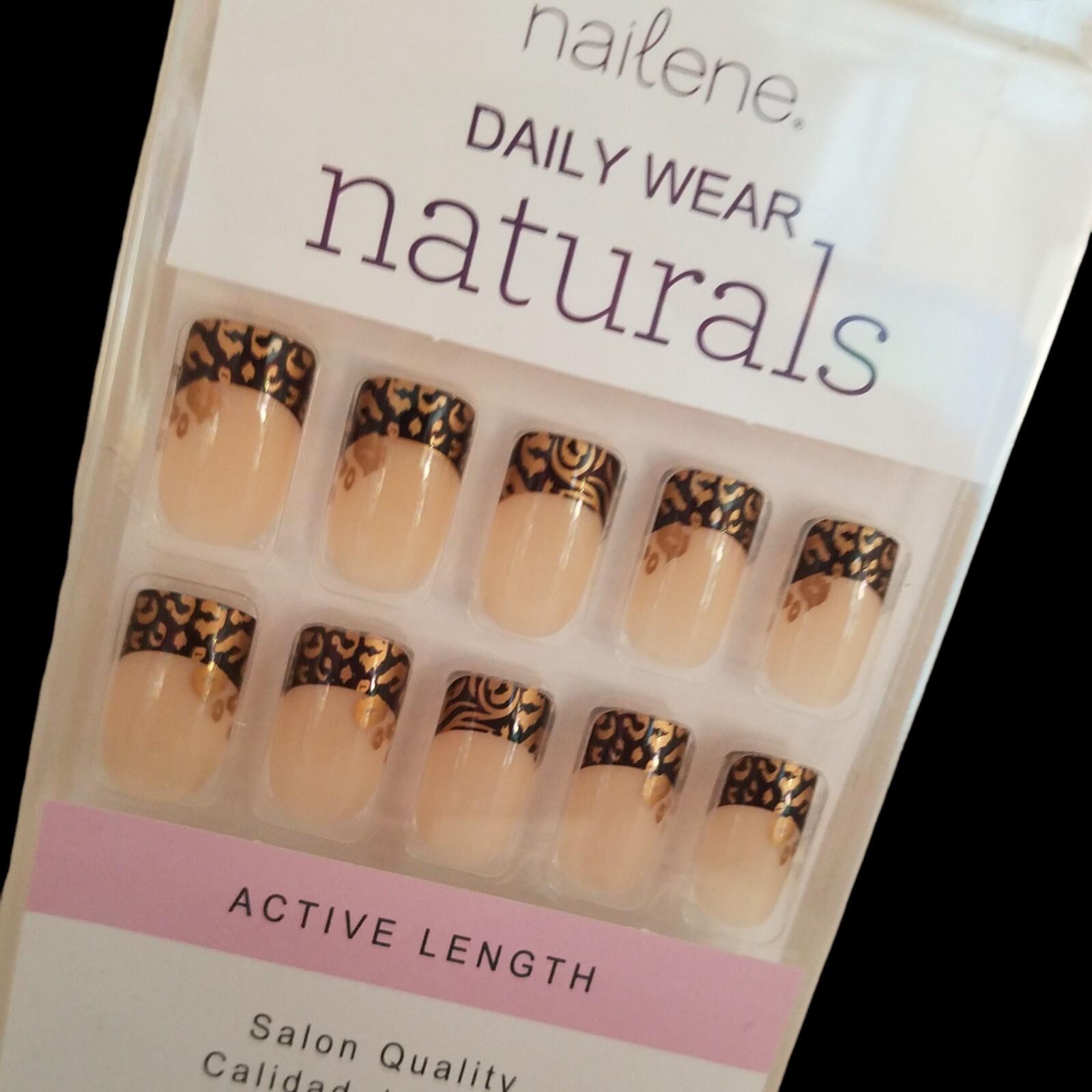 Nailene DAILY WEAR NATURALS Active Length Salon Quality 24 Nails 22101