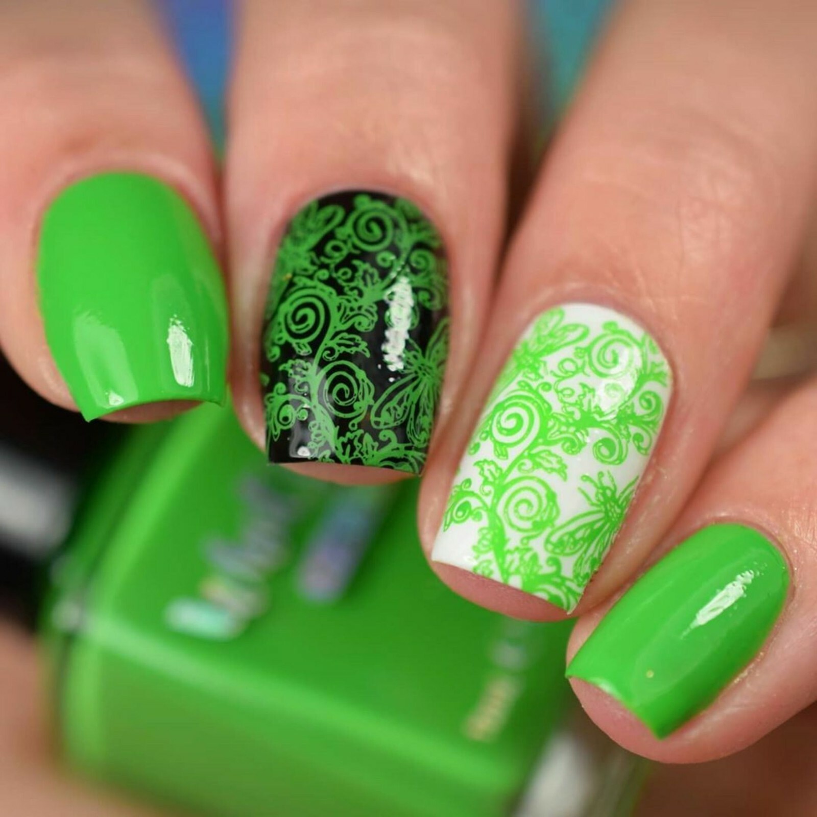 Nip it in the Bud Stamping Polish (Light Green), Nail Polish for Nail Art